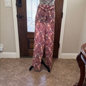 Primark Pink and Purple Paisley Trousers